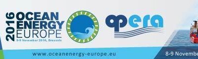 OPERA will be present at Ocean Energy Europe 2016 Conference & Exhibition (OEE2016) that will take place the 8-9 November in Brussels