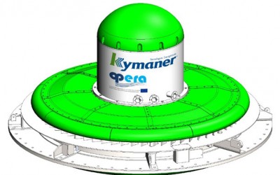 OPERA’s biradial turbine-generator set in the final assembly stage