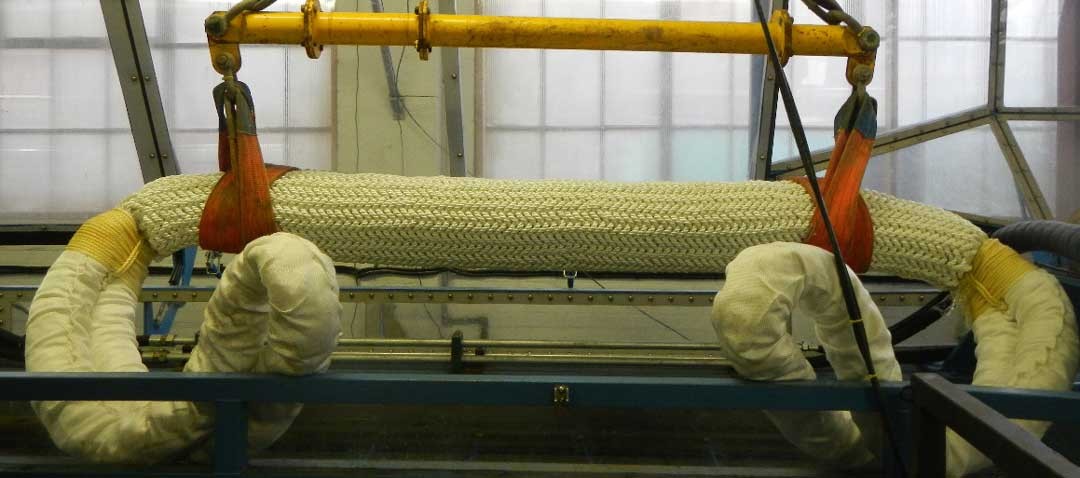 Tests of novel elastometric mooring tethers