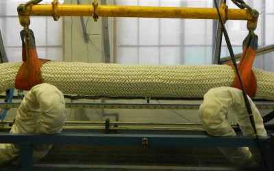 Tests of novel elastometric mooring tethers